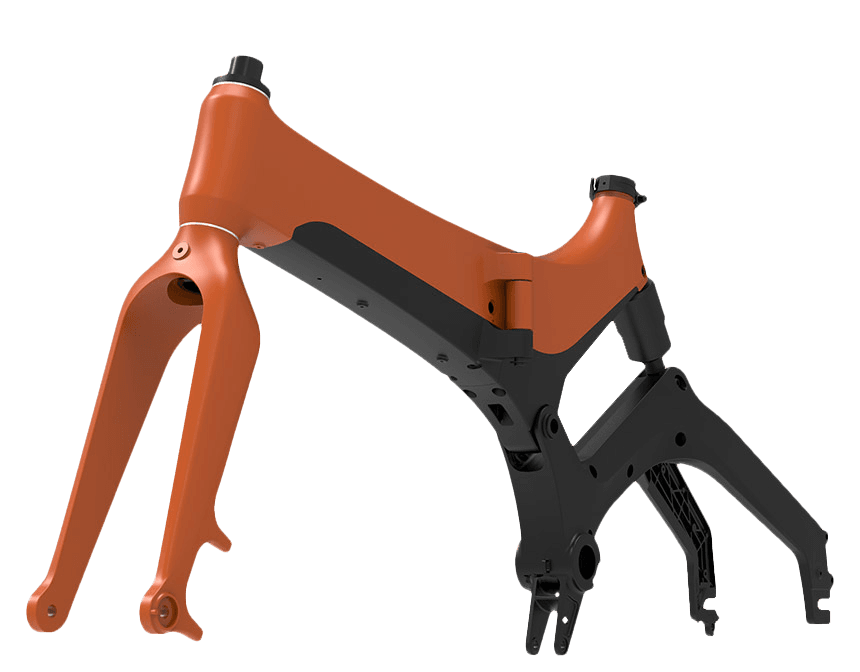 MS ENERGY eBike i20 Orange Black